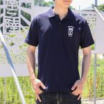 モアイポロシャツ ネイビー