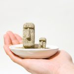 手のひらサイズのモアイ像 サイズ感
