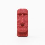 受験合格祈願グッズ 『マグネットモアイ像 レッド』