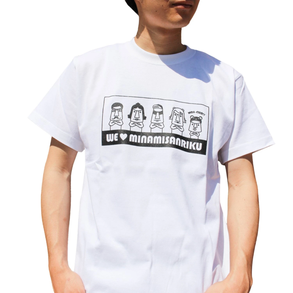 モアイファミリーTシャツ